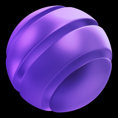 Globe purple bright